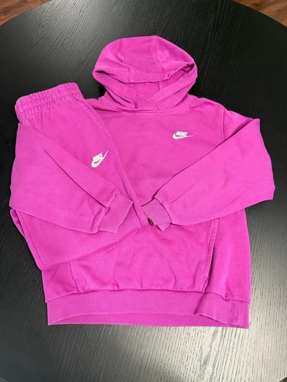 VGUC 2- NIKE sweatsuits hoodie jogger pants boys girl M L - Picture 3 of 13